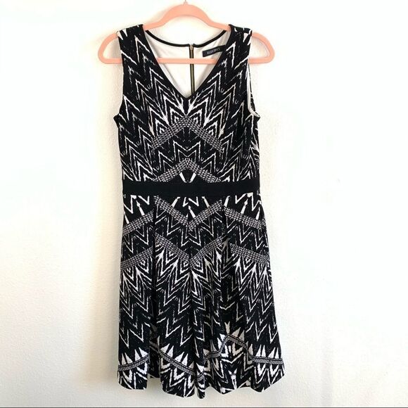 Ellen Tracy Black White Dress - Picture 1 of 4